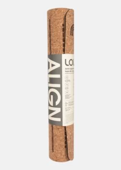 LOLE Yoga Mat Cork Alignment - Natural