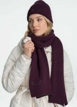 LOLE Everyday Merino Wool Beanie - Plum -Outlet LOLE Store LAW0887 P708 5 1900x