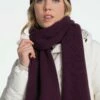 LOLE Everyday Merino Wool Scarf - Plum 2 LOLE Everyday Merino Wool Scarf - Plum -Outlet LOLE Store LAW0888 P708 1 1900x