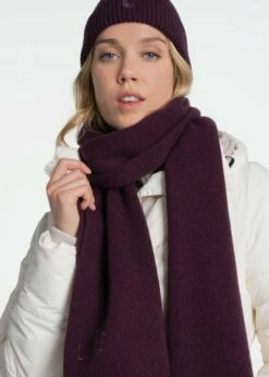 LOLE Everyday Merino Wool Scarf - Plum