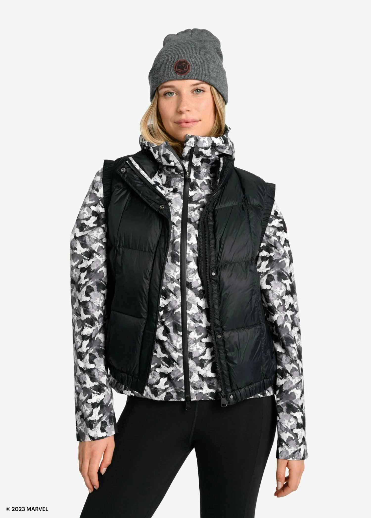 LOLE Everest Slouchy Beanie - Marvel Meteor Grey 6 LOLE Everest Slouchy Beanie - Marvel Meteor Grey - Image 4