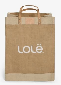 LOLE Market Tote Shopper Bag - White