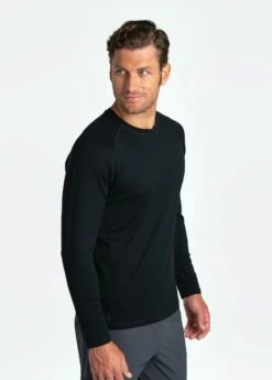 LOLE Jasper Long Sleeve - Black -Outlet LOLE Store LSM0152 N415 4 1900x