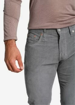 LOLE Matt Corduroy Pants - Iron -Outlet LOLE Store LSM0159 G899 4 1900x