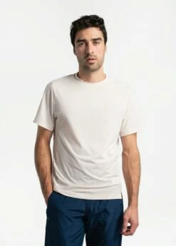 New Release 3 LOLE Performance Wool Short Sleeve - Ecru