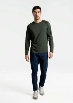 LOLE Jasper Long Sleeve - Kombu -Outlet LOLE Store LSM0166 V761 2 1900x