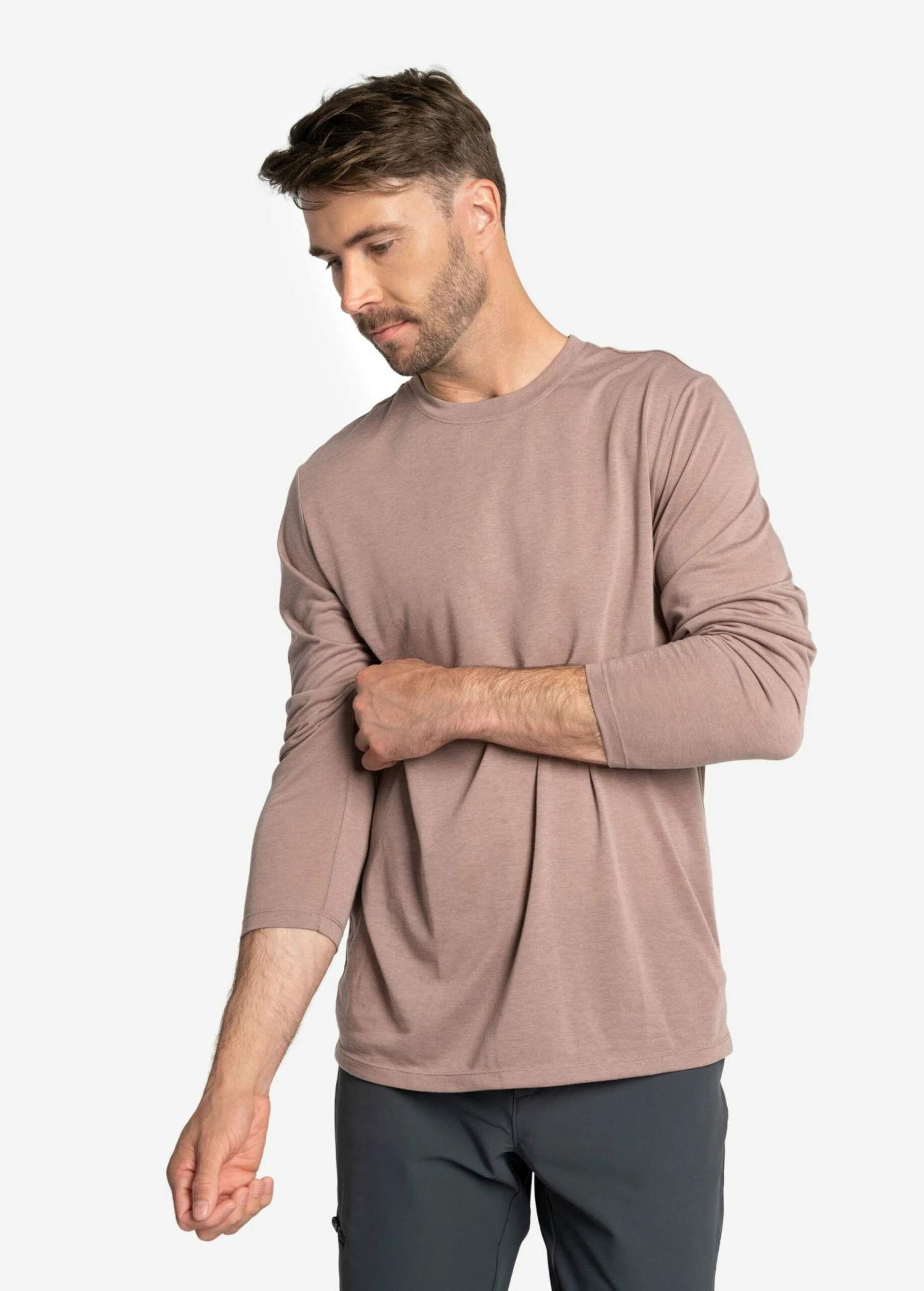 LOLE Everyday Long Sleeve - Smokey Quartz 4 LOLE Everyday Long Sleeve - Smokey Quartz - Image 2