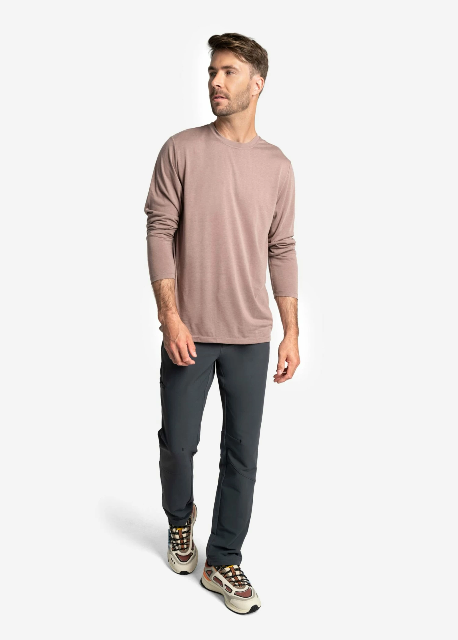 LOLE Everyday Long Sleeve - Smokey Quartz 7 LOLE Everyday Long Sleeve - Smokey Quartz - Image 5