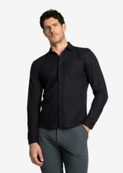 LOLE Colin Shirt - Black -Outlet LOLE Store LSM0185 N415 6 1900x