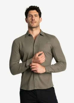 LOLE Colin Shirt - Desert Green -Outlet LOLE Store LSM0185 V799 3 1900x