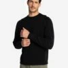 LOLE On Repeat Organic Cotton Sweater - Black -Outlet LOLE Store LSM0195 N415 1 1900x