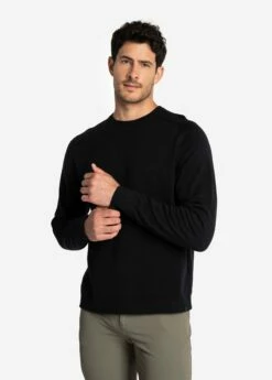LOLE On Repeat Organic Cotton Sweater - Black