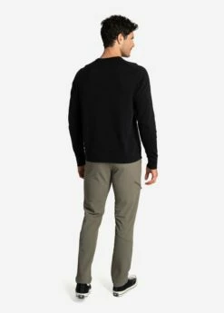 LOLE On Repeat Organic Cotton Sweater - Black -Outlet LOLE Store LSM0195 N415 4 1900x