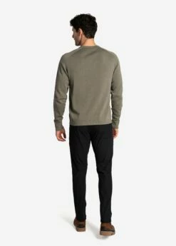 LOLE On Repeat Organic Cotton Sweater - Desert Green -Outlet LOLE Store LSM0195 V799 4 1900x