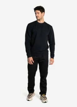 LOLE Easy Crew Neck Pullover - Black 8 LOLE Easy Crew Neck Pullover - Black -Outlet LOLE Store LSM0199 N415 3 1900x