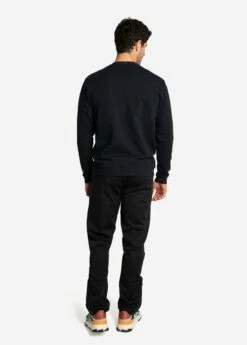 LOLE Easy Crew Neck Pullover - Black 9 LOLE Easy Crew Neck Pullover - Black -Outlet LOLE Store LSM0199 N415 4 1900x