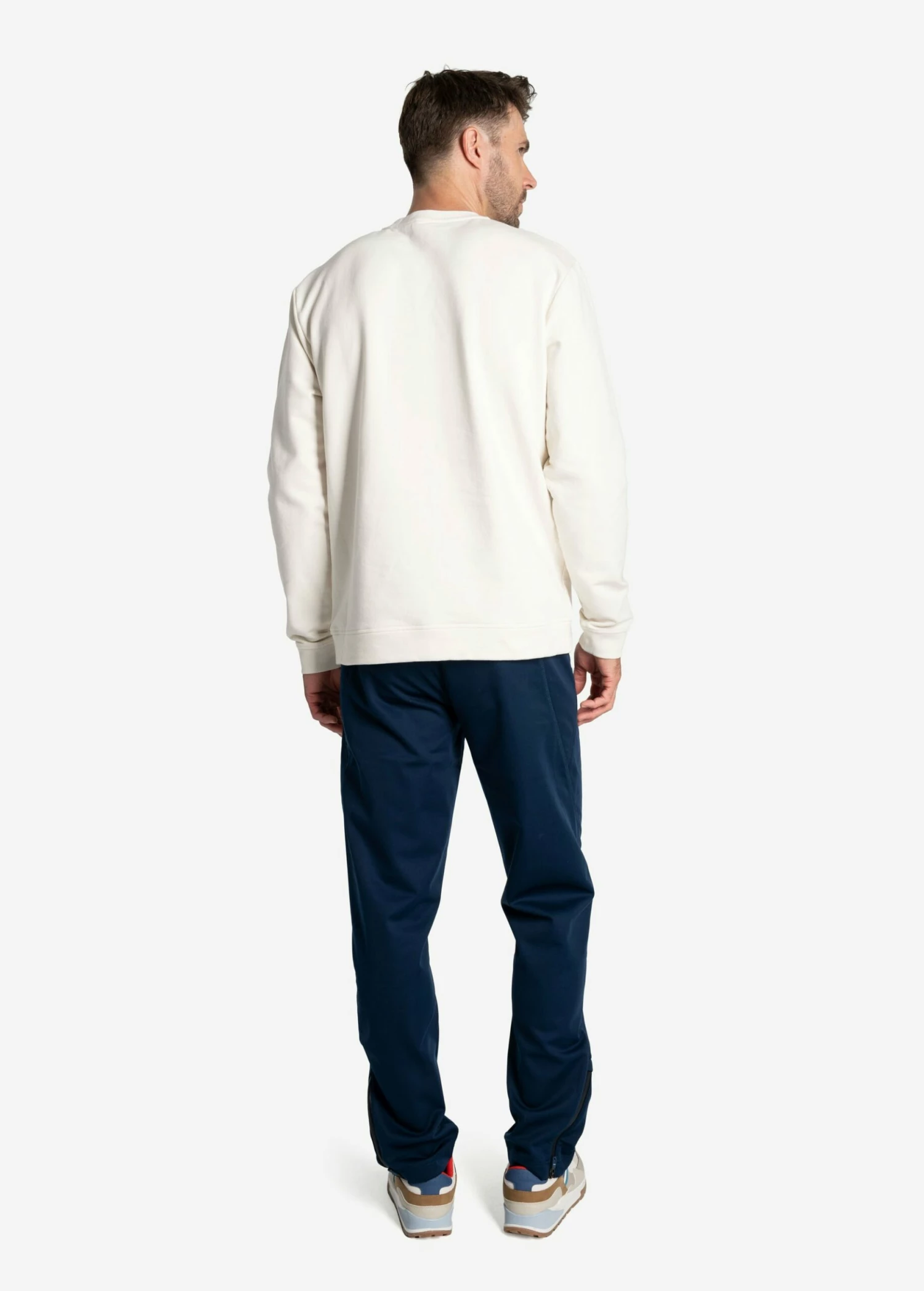LOLE Easy Crew Neck Pullover - Cream 6 LOLE Easy Crew Neck Pullover - Cream - Image 4