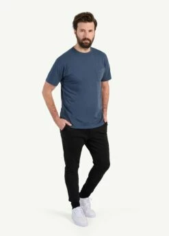 LOLE Crew Neck Short Sleeve T-Shirt - Ironstone -Outlet LOLE Store LSM0201 BB59 4 1900x