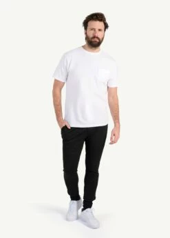 LOLE Crew Neck Short Sleeve T-Shirt - White -Outlet LOLE Store LSM0201 W101 4 1900x