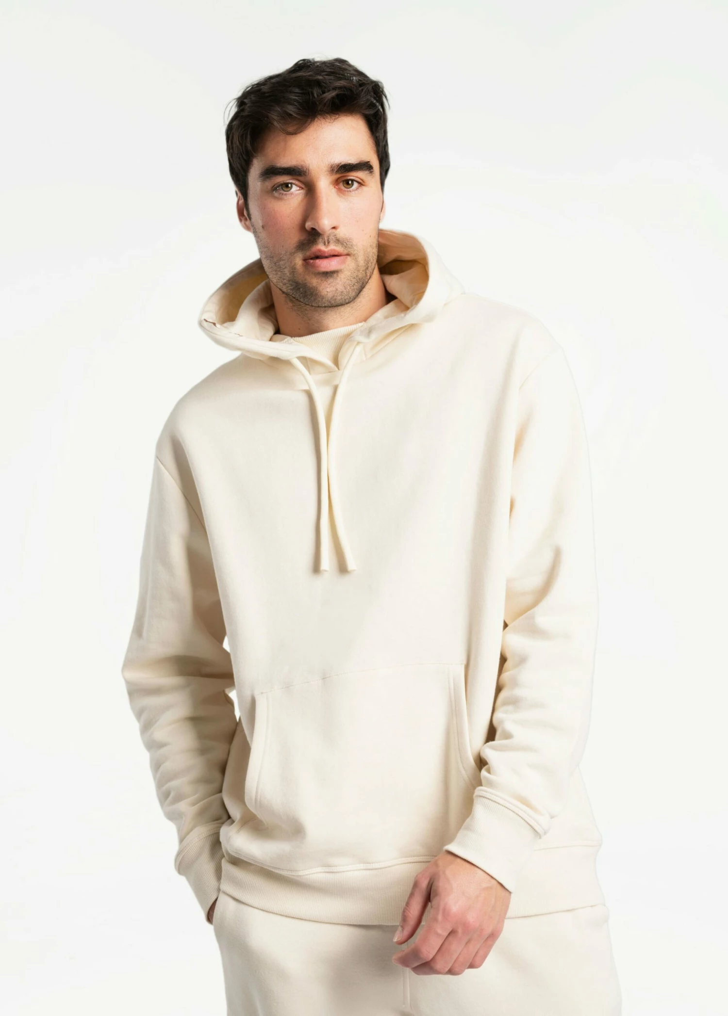 LOLE Essential Organic Cotton Hoodie - Ecru 6 LOLE Essential Organic Cotton Hoodie - Ecru - Image 4