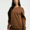 LOLE Essential Organic Pullover - Black Walnut -Outlet LOLE Store LSU0002 C207 1 1900x