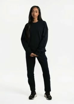 LOLE Essential Organic Pullover - Black -Outlet LOLE Store LSU0002 N415 3 1900x