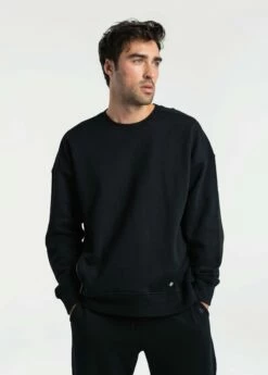 LOLE Essential Organic Pullover - Black -Outlet LOLE Store LSU0002 N415 7 1900x