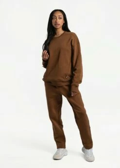 LOLE Essential Organic Cotton Joggers - Black Walnut -Outlet LOLE Store LSU0003 C207 5 1900x