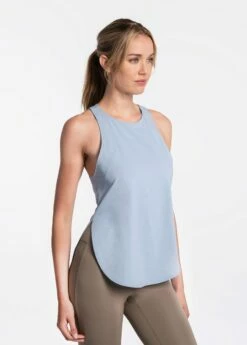LOLE Performance Wool Tank Top - Fog Blue -Outlet LOLE Store LSW4216 BA45 4 1900x