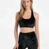 LOLE Burst Velvet Bra - Black