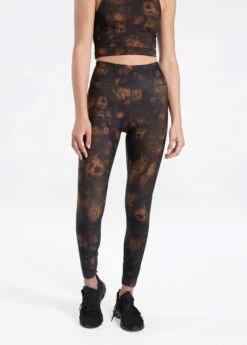 LOLE Dalia Ankle Leggings - Crushed Blooms Gold -Outlet LOLE Store LSW4247 Y280 2 1900x