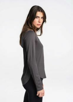 LOLE Repose Long Sleeve - Magnet -Outlet LOLE Store LSW4256 BB04 4 1900x