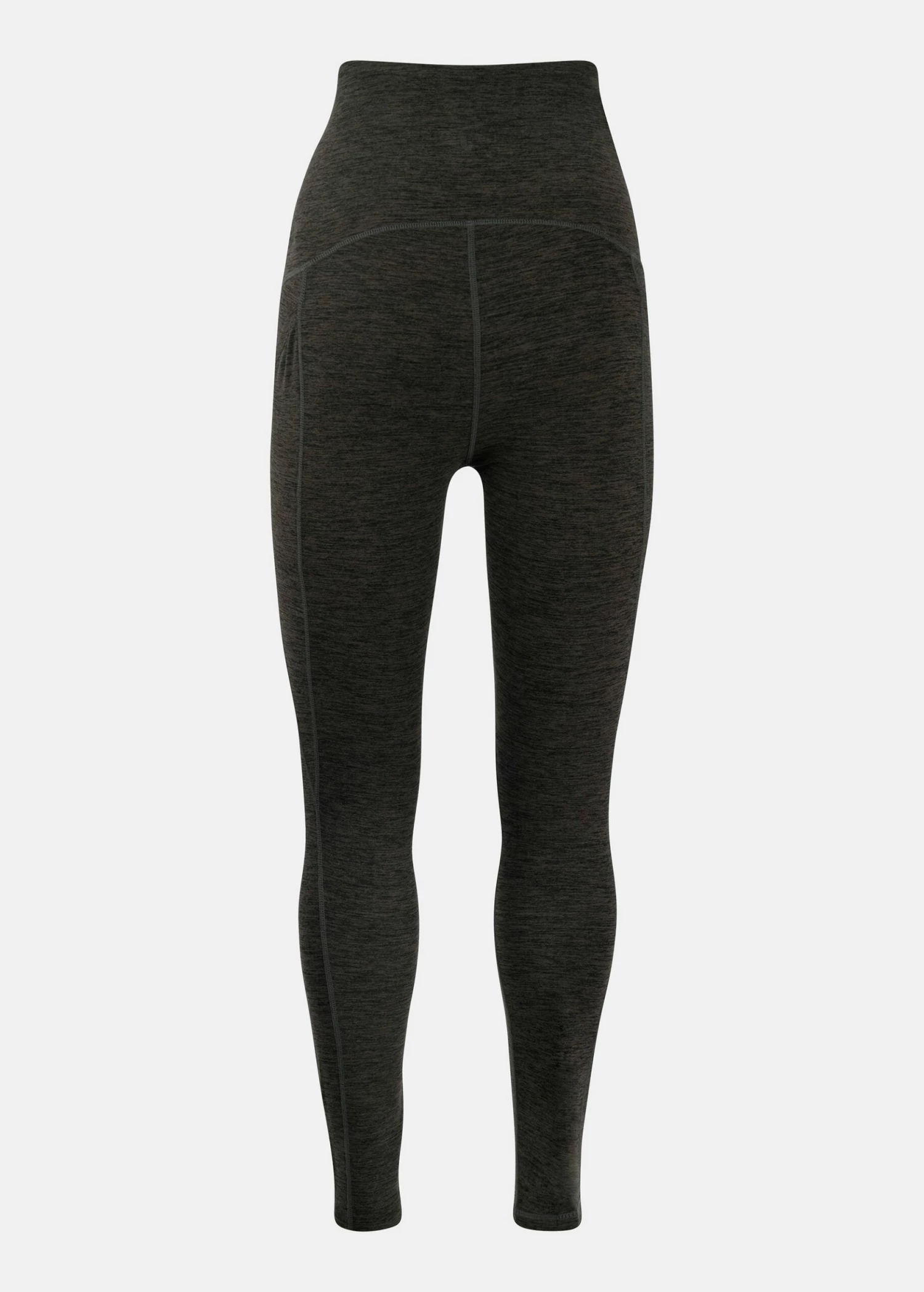 LOLE Half Moon Maternity Leggings - Black Heather 4 LOLE Half Moon Maternity Leggings - Black Heather - Image 2