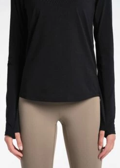 LOLE Performance Wool Long Sleeve - Black -Outlet LOLE Store LSW4262 N415 5 1900x