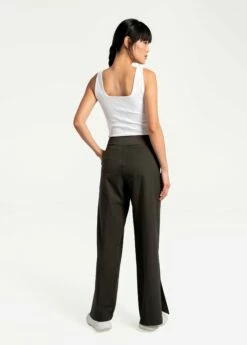 LOLE Connect Wide Leg Pants - Olive -Outlet LOLE Store LSW4268 BB03 3 1900x