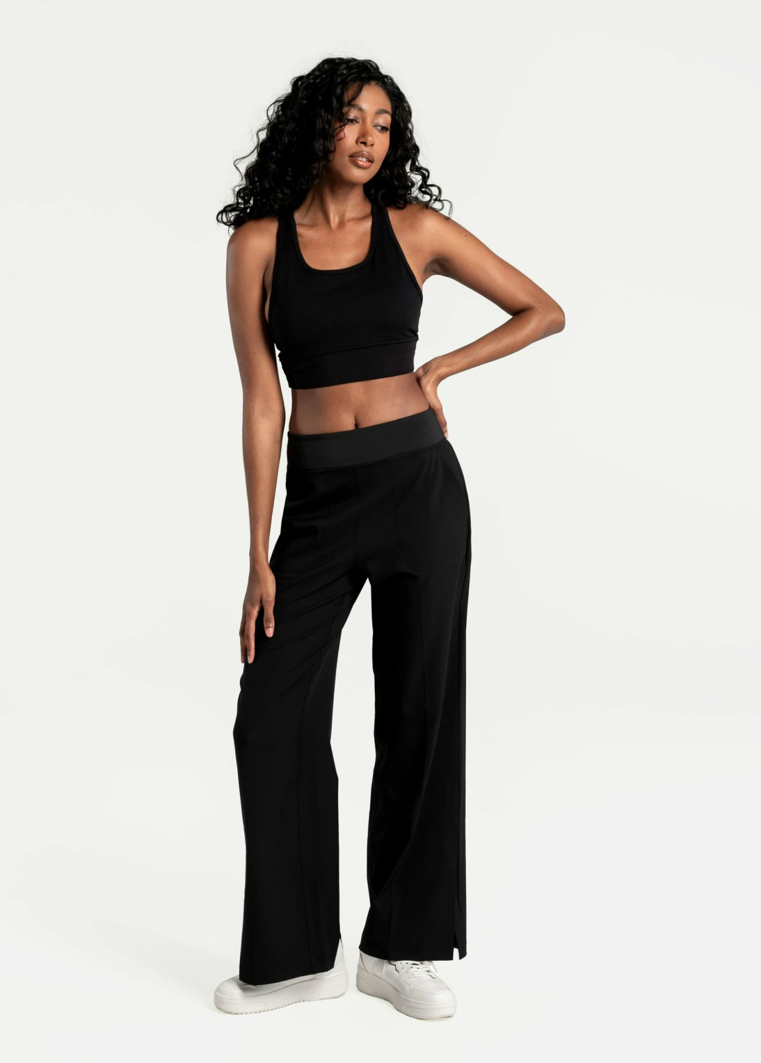 LOLE Connect Wide Leg Pants - Black 3 LOLE Connect Wide Leg Pants - Black
