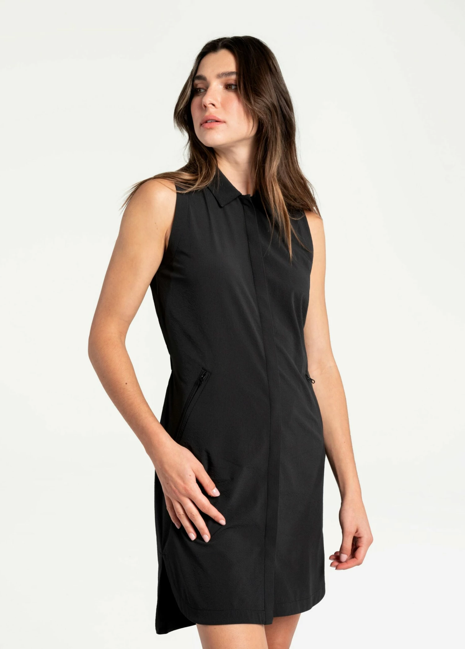LOLE Momentum Shirt Dress - Black 3 LOLE Momentum Shirt Dress - Black