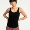 LOLE Organic Cotton Tank Top - Black -Outlet LOLE Store LSW4276 N415 1 1900x