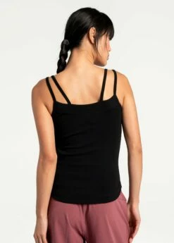 LOLE Organic Cotton Tank Top - Black -Outlet LOLE Store LSW4276 N415 2 1900x