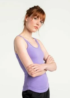 LOLE Organic Cotton Tank Top - Violet -Outlet LOLE Store LSW4276 P721 3 1900x