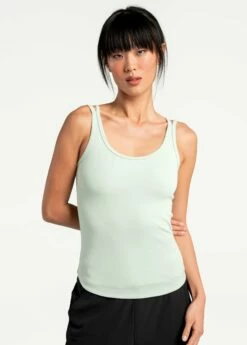 LOLE Organic Cotton Tank Top - Nebula Green