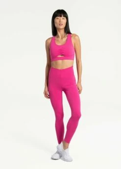 LOLE Organic Cotton Ankle Leggings - Rhubarb