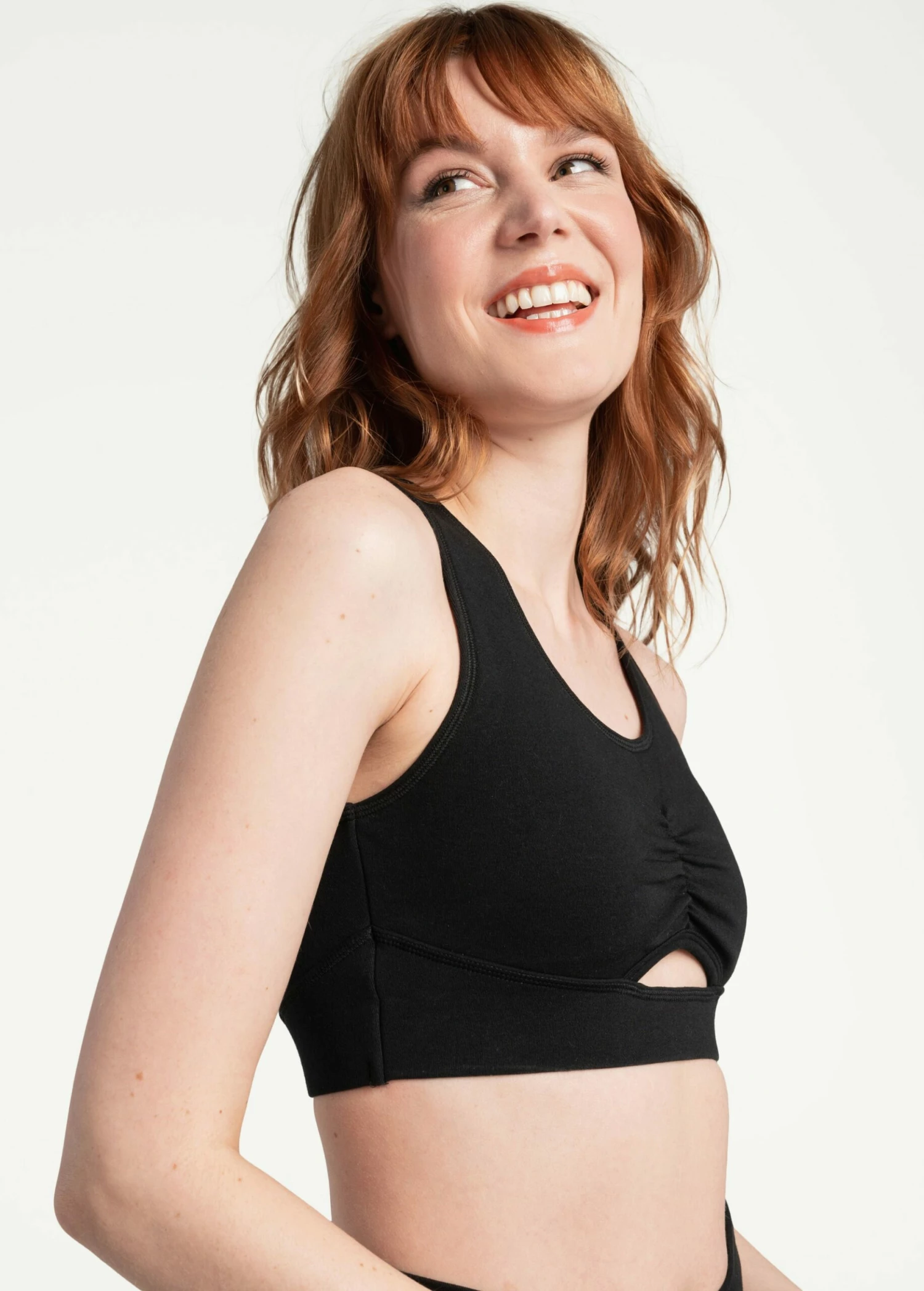 LOLE Organic Cotton Bra - Black 4 LOLE Organic Cotton Bra - Black - Image 2