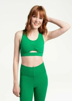 LOLE Organic Cotton Bra - Jade