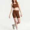 LOLE Comfort Stretch Biker Shorts - Black Walnut