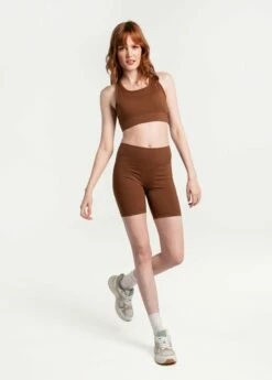 New Release 7 LOLE Comfort Stretch Biker Shorts - Black Walnut