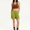 LOLE Wander Cargo Shorts - Kelp