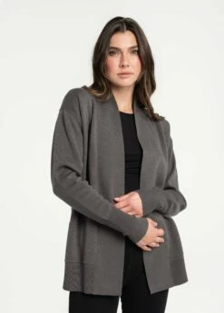 LOLE Organic Cotton Cardigan - Magnet