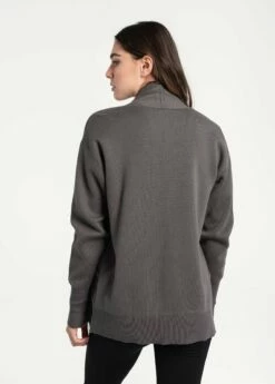 LOLE Organic Cotton Cardigan - Magnet -Outlet LOLE Store LSW4288 BB04 4 1900x