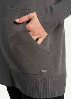 LOLE Organic Cotton Cardigan - Magnet -Outlet LOLE Store LSW4288 BB04 6 1900x